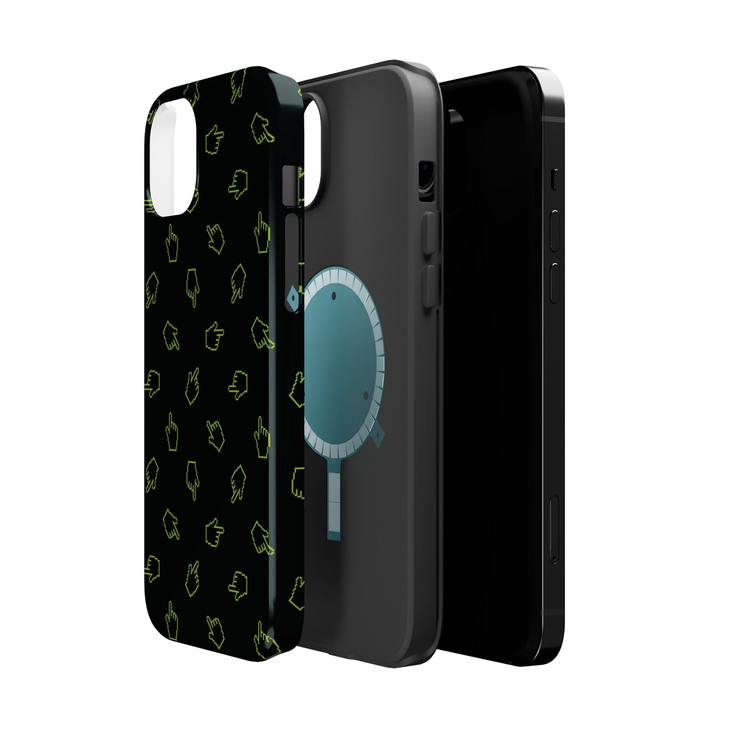 Pixelated Hand Cursor MagSafe Tough Case