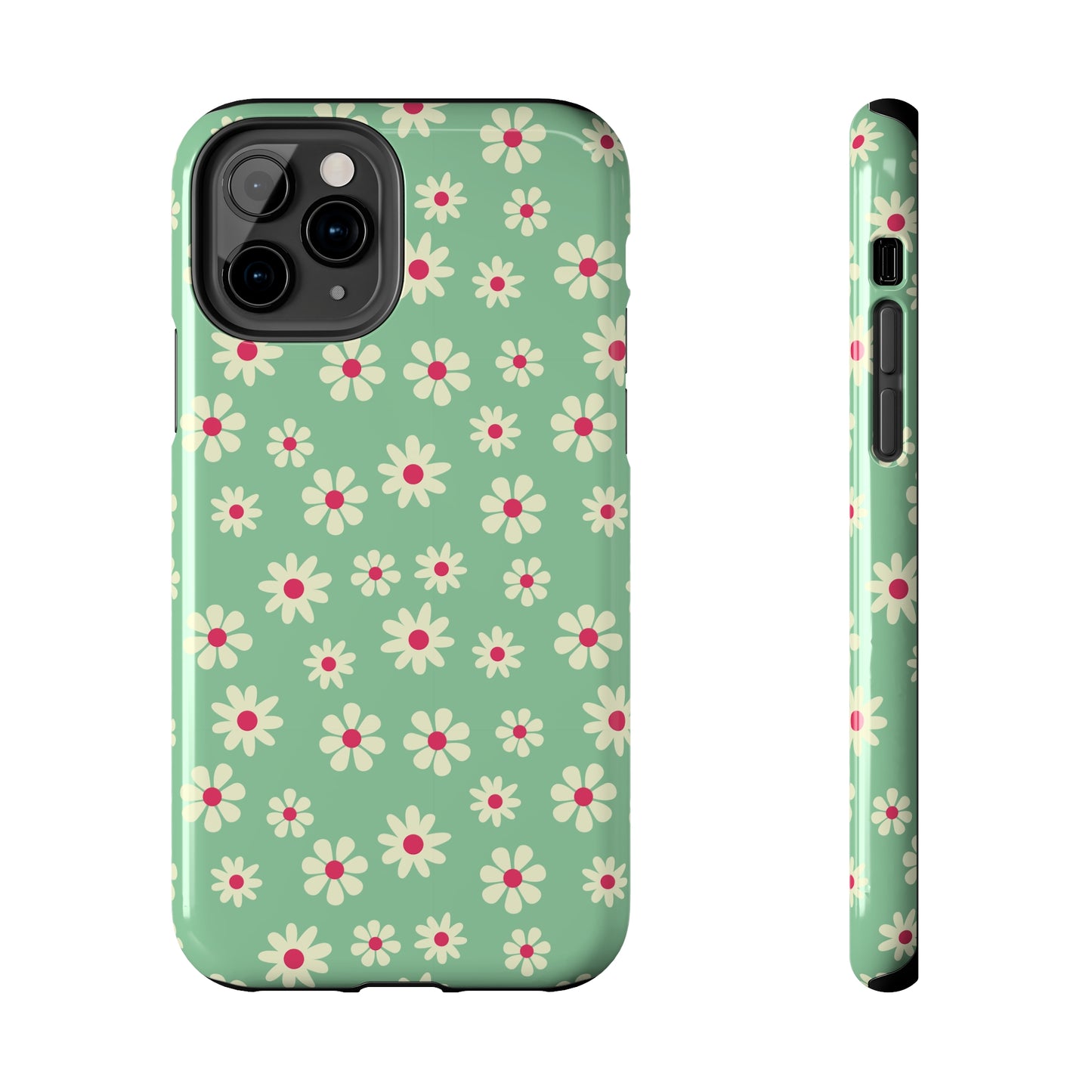 Retro Floral Tough iPhone Case