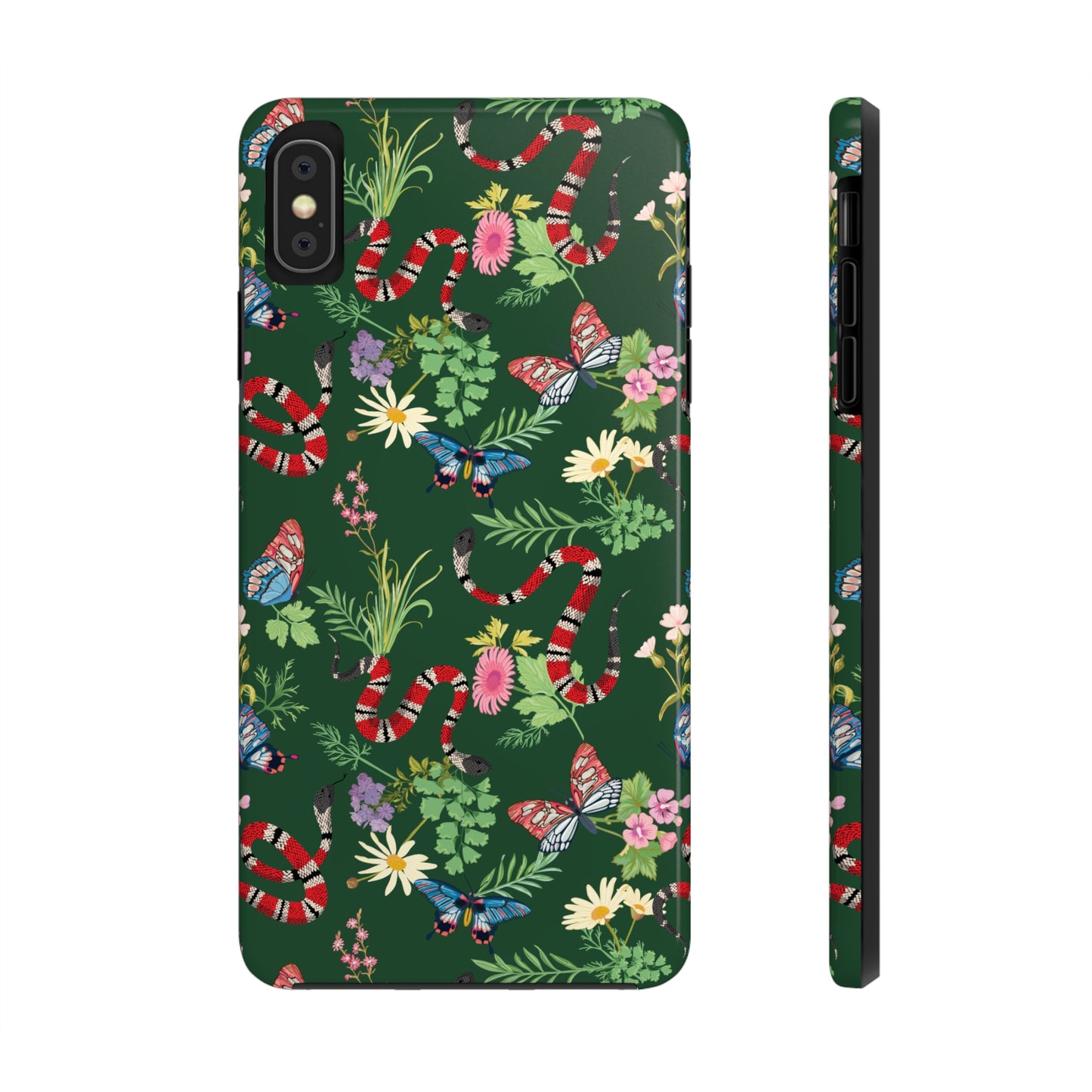 Tropical Chaos Pattern Tough iPhone Case