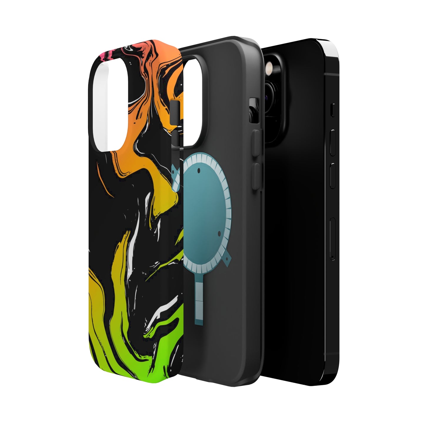 Acid marble pattern MagSafe Tough Case