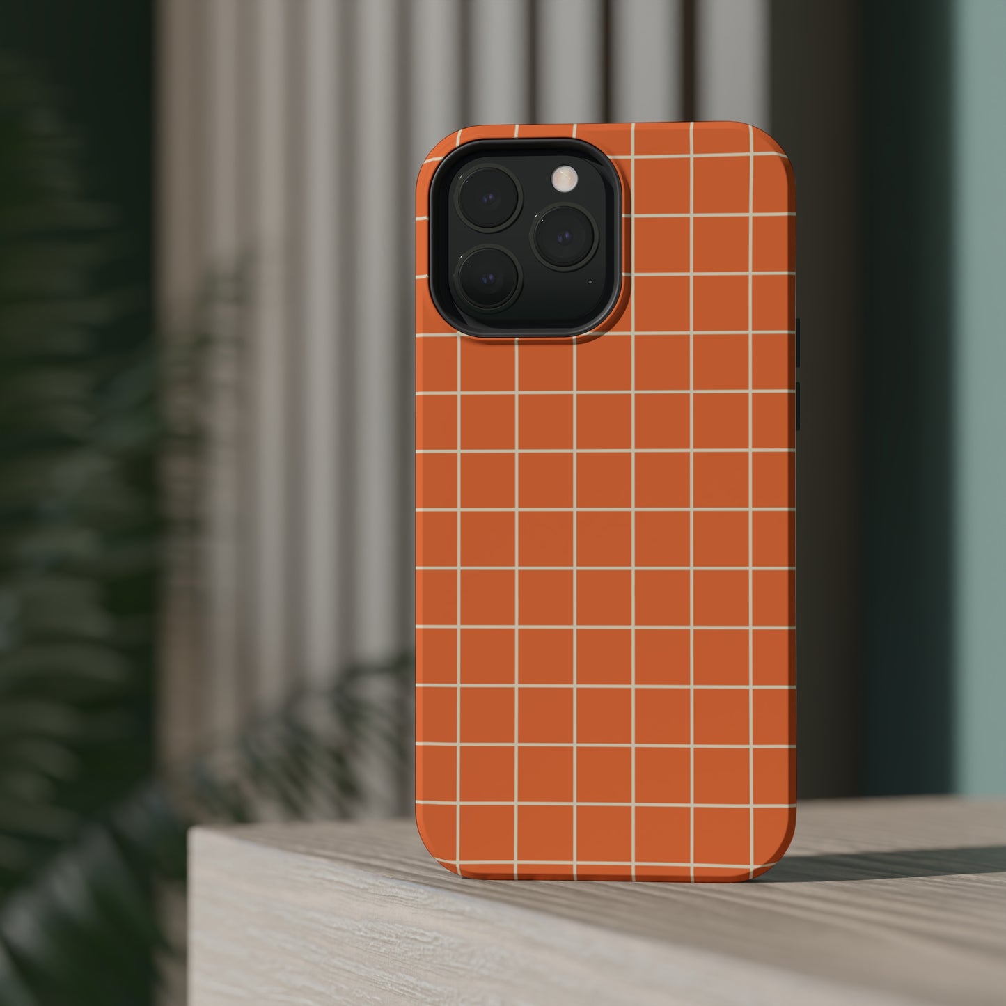Tangerine Grid MagSafe Tough Case