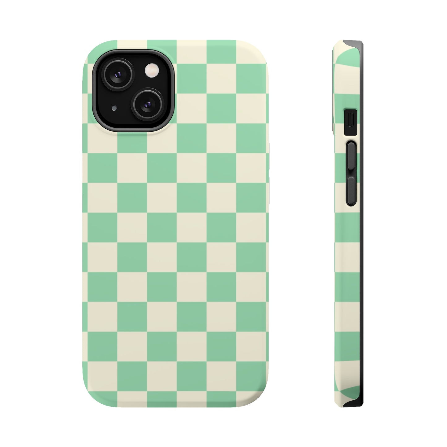 Retro Mint Checkers MagSafe Tough Case