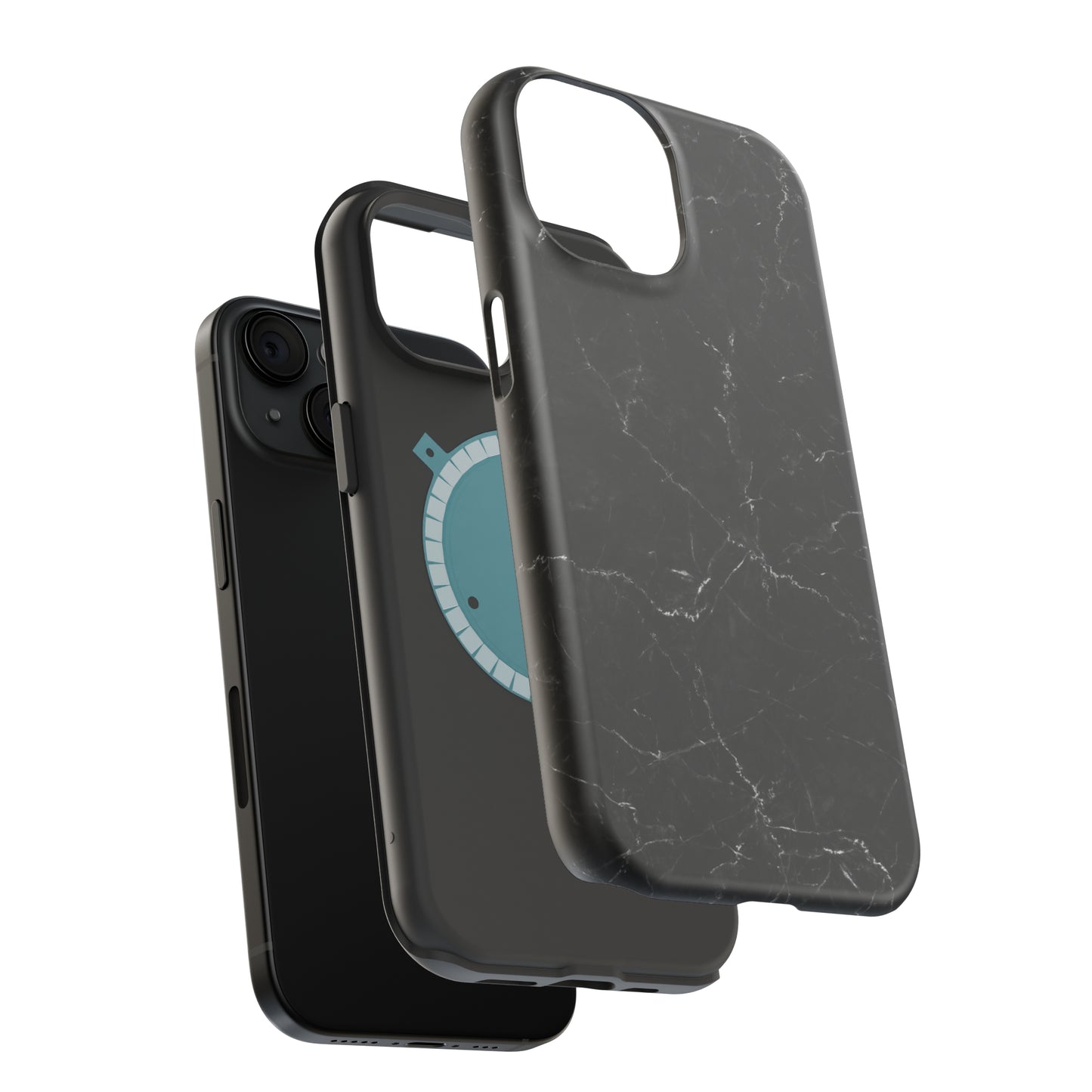 Marquina Black MagSafe Tough Case