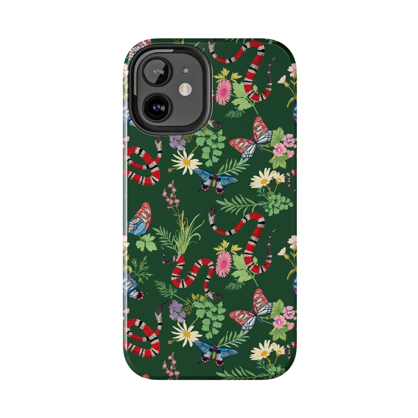 Tropical Chaos Pattern Tough iPhone Case