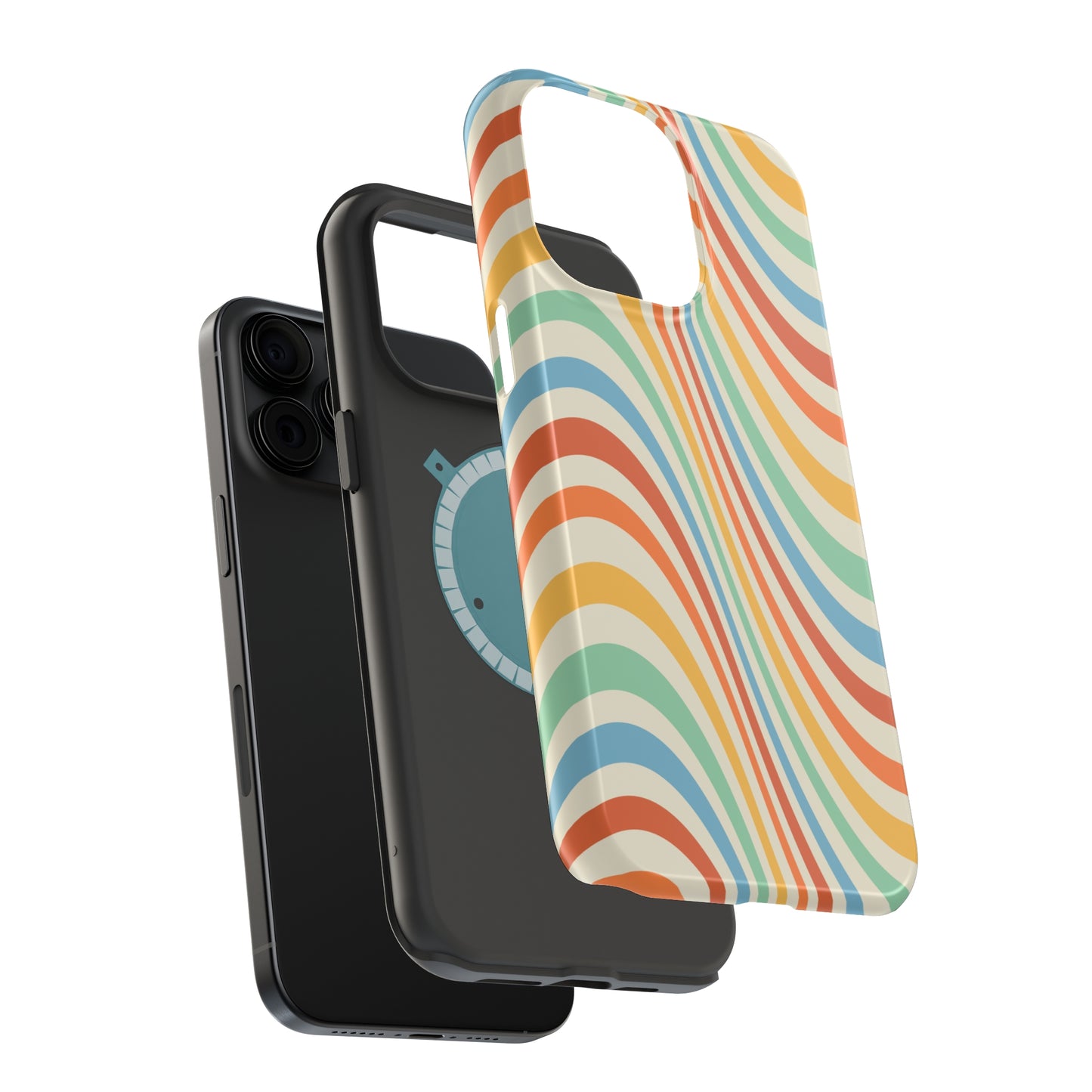 Retro Swirl MagSafe Tough Case