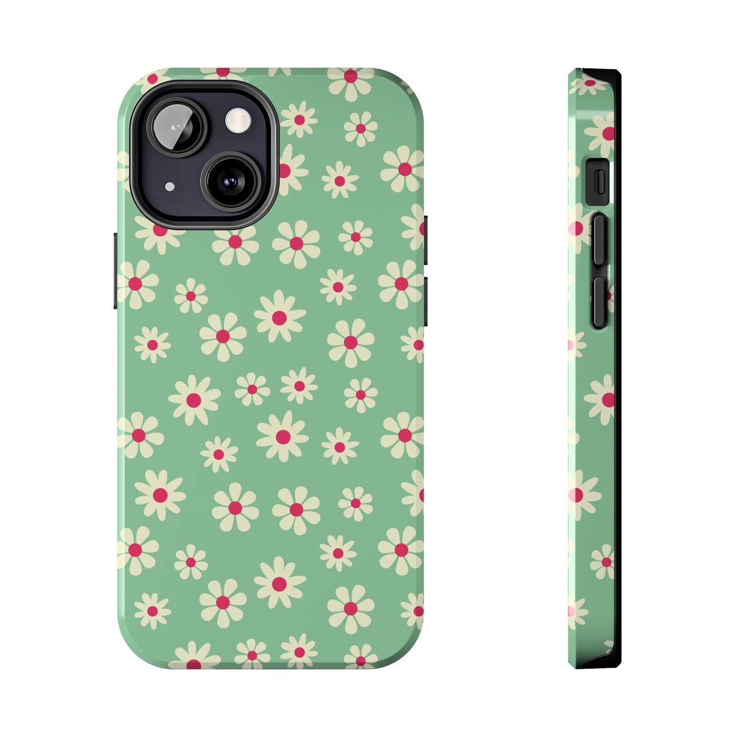 Retro Floral Tough iPhone Case
