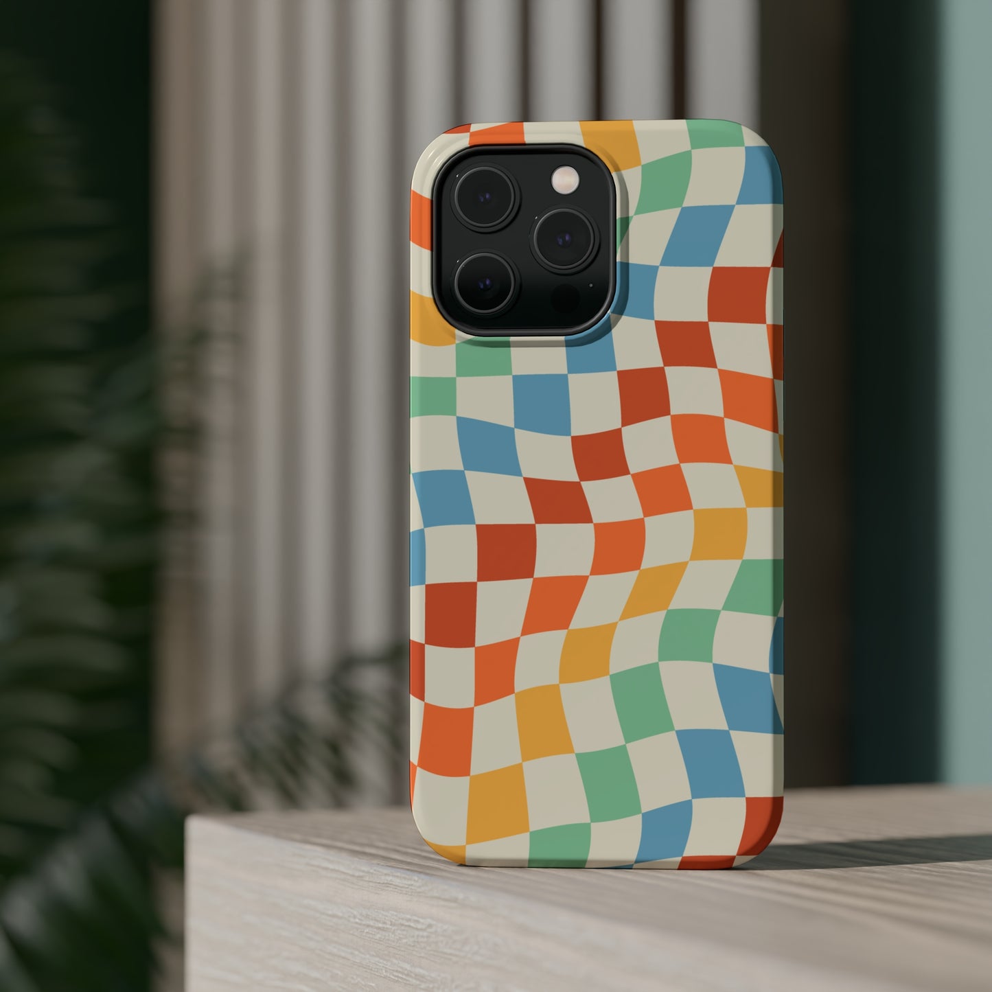 Retro Crazy Checkers MagSafe Tough Case