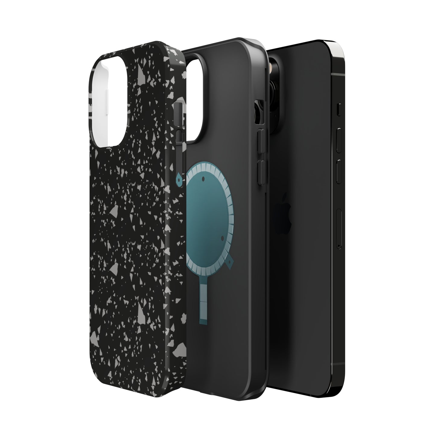 Black Terrazzo MagSafe Tough Case