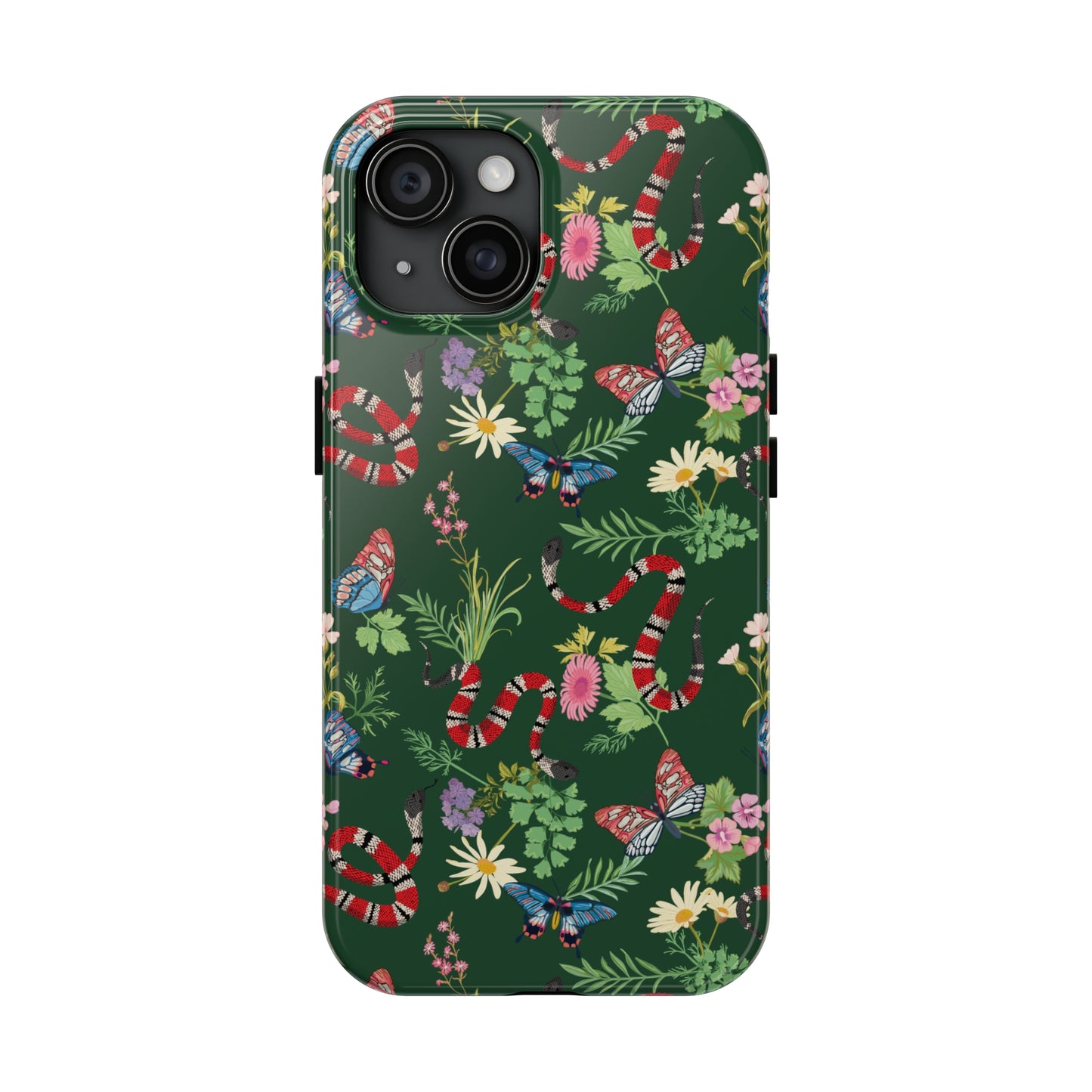 Tropical Chaos Pattern Tough iPhone Case