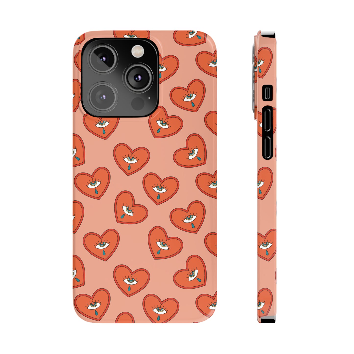 Psychedelic Heart Snap Case