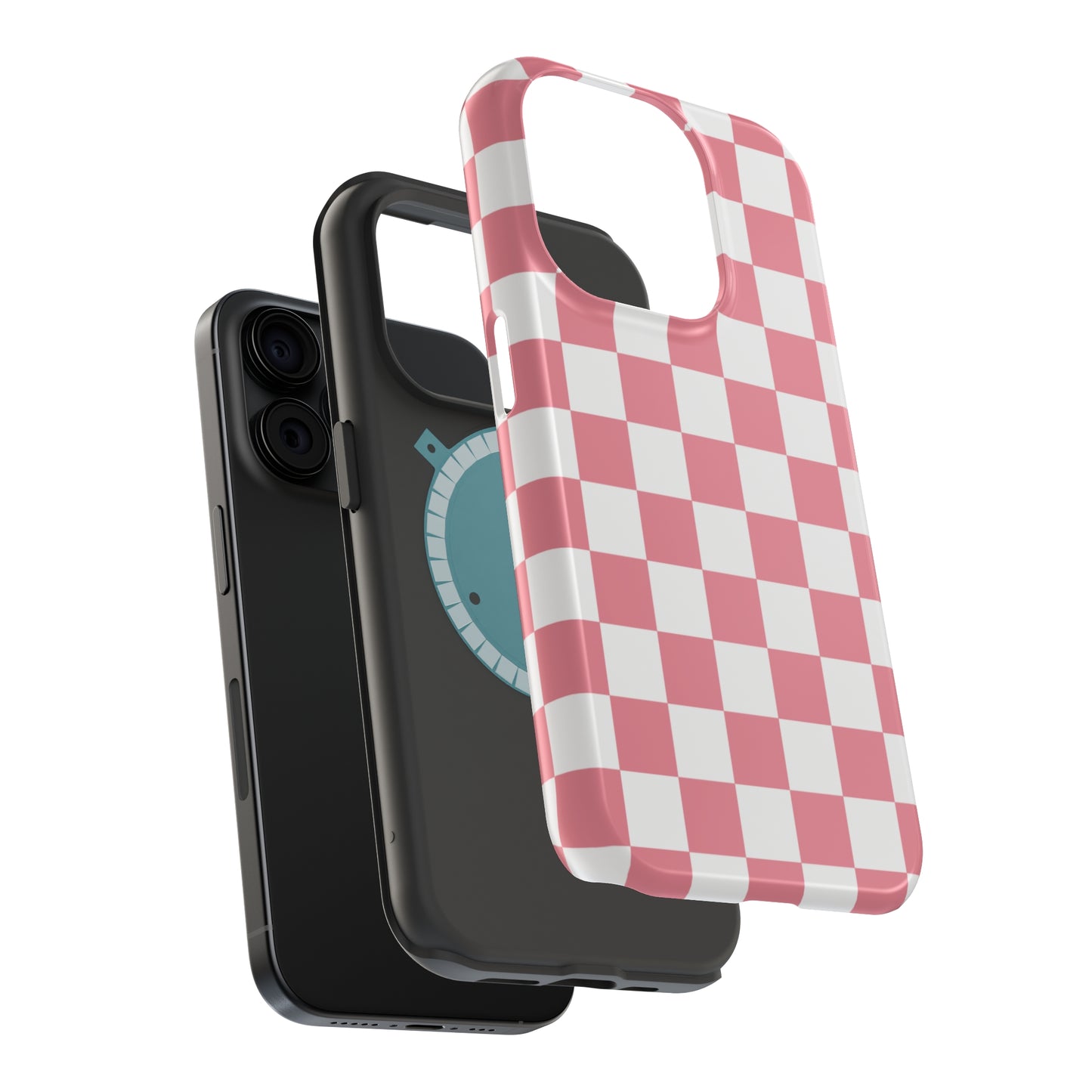 Pink Checkers MagSafe Tough Case