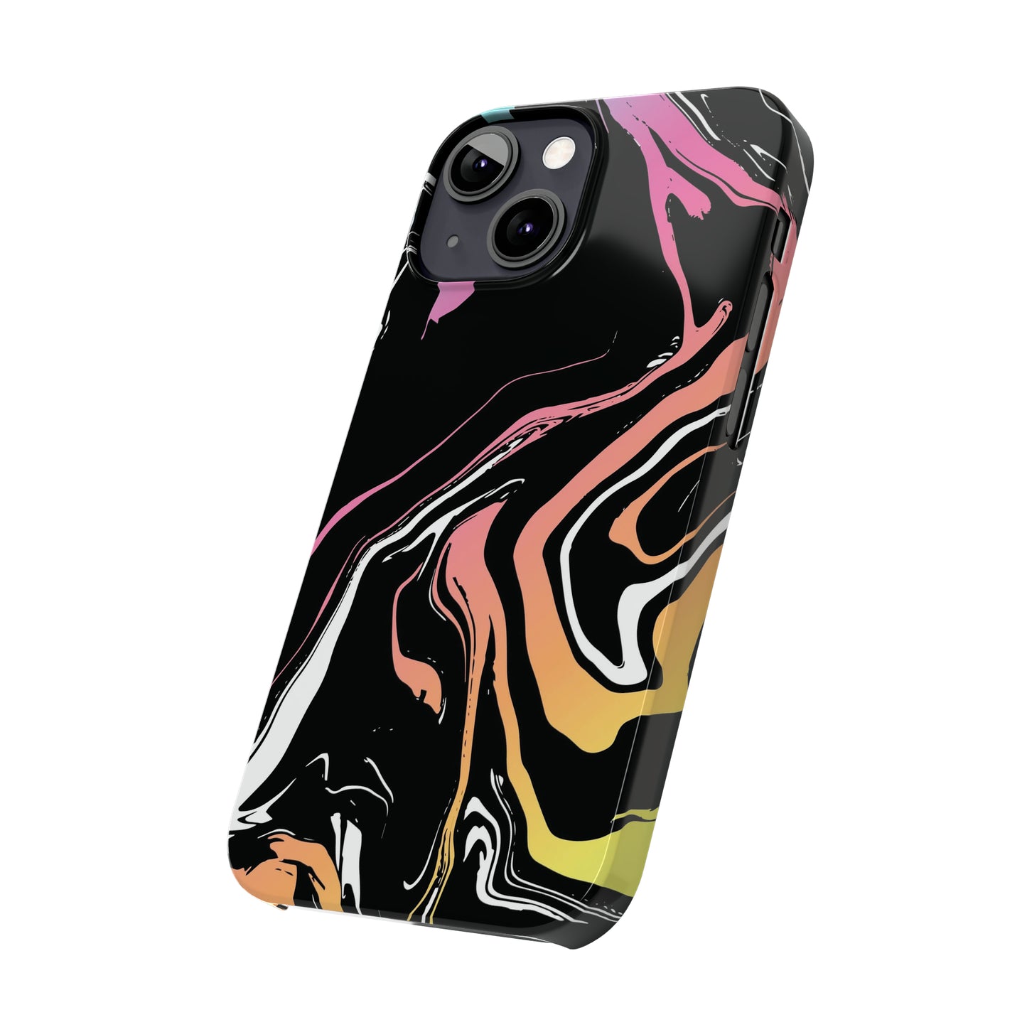 Acid marble pattern Snap Case