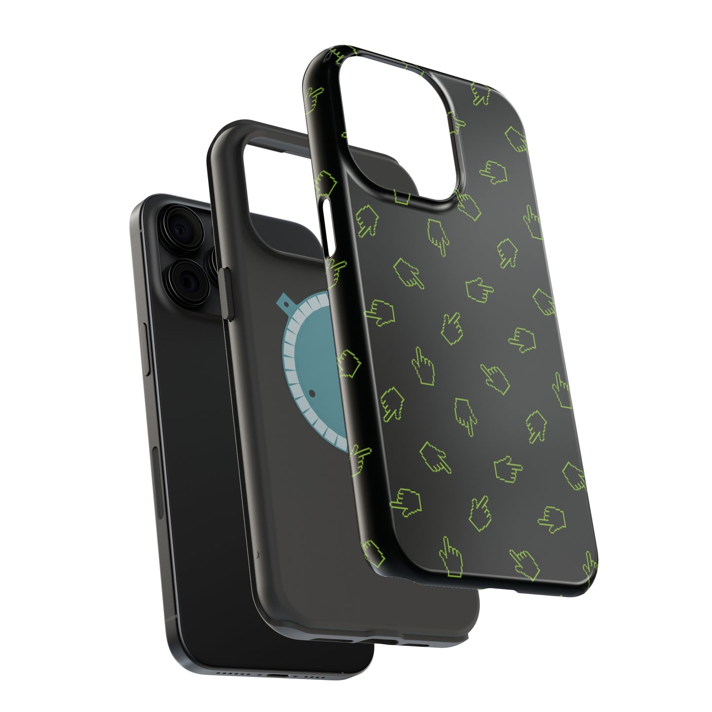Pixelated Hand Cursor MagSafe Tough Case