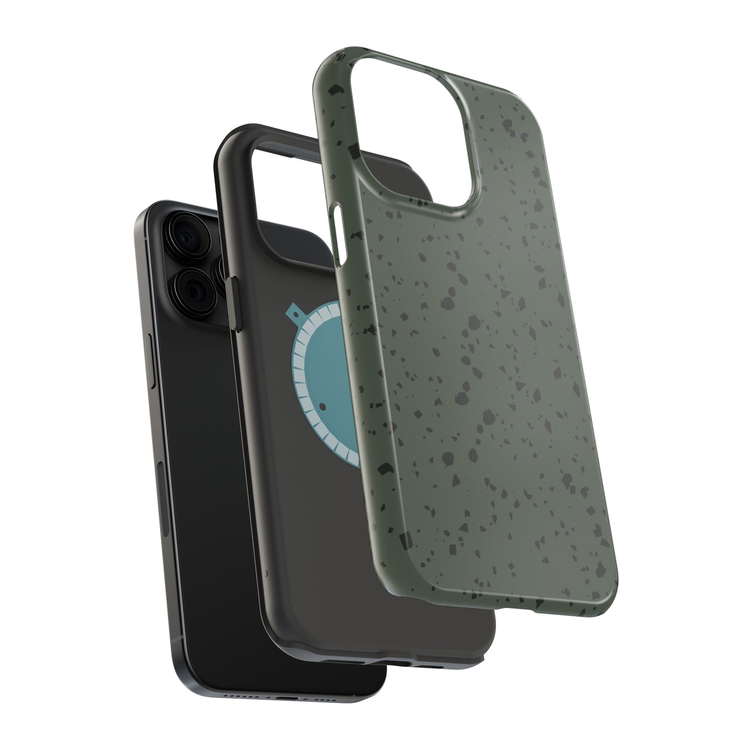 Olive Green Terrazzo MagSafe Tough Case