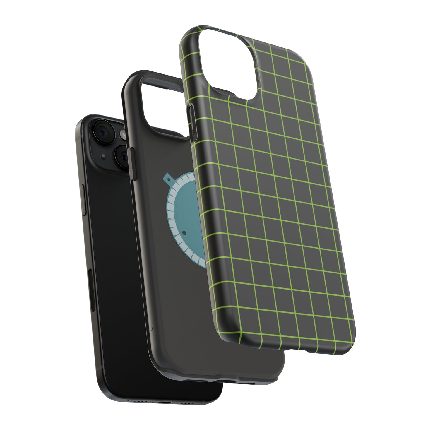 Green Grid MagSafe Tough Case