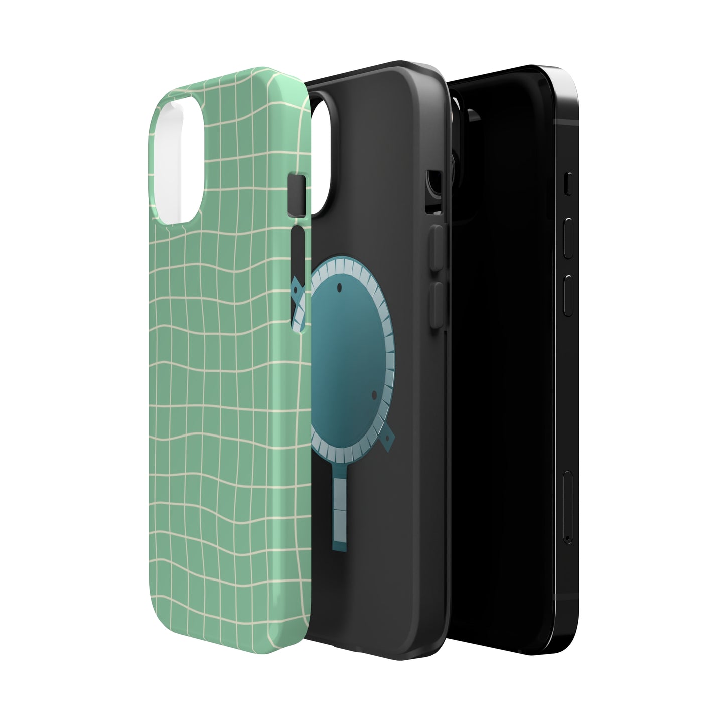Pistachio Dizzy Grid MagSafe Tough Case