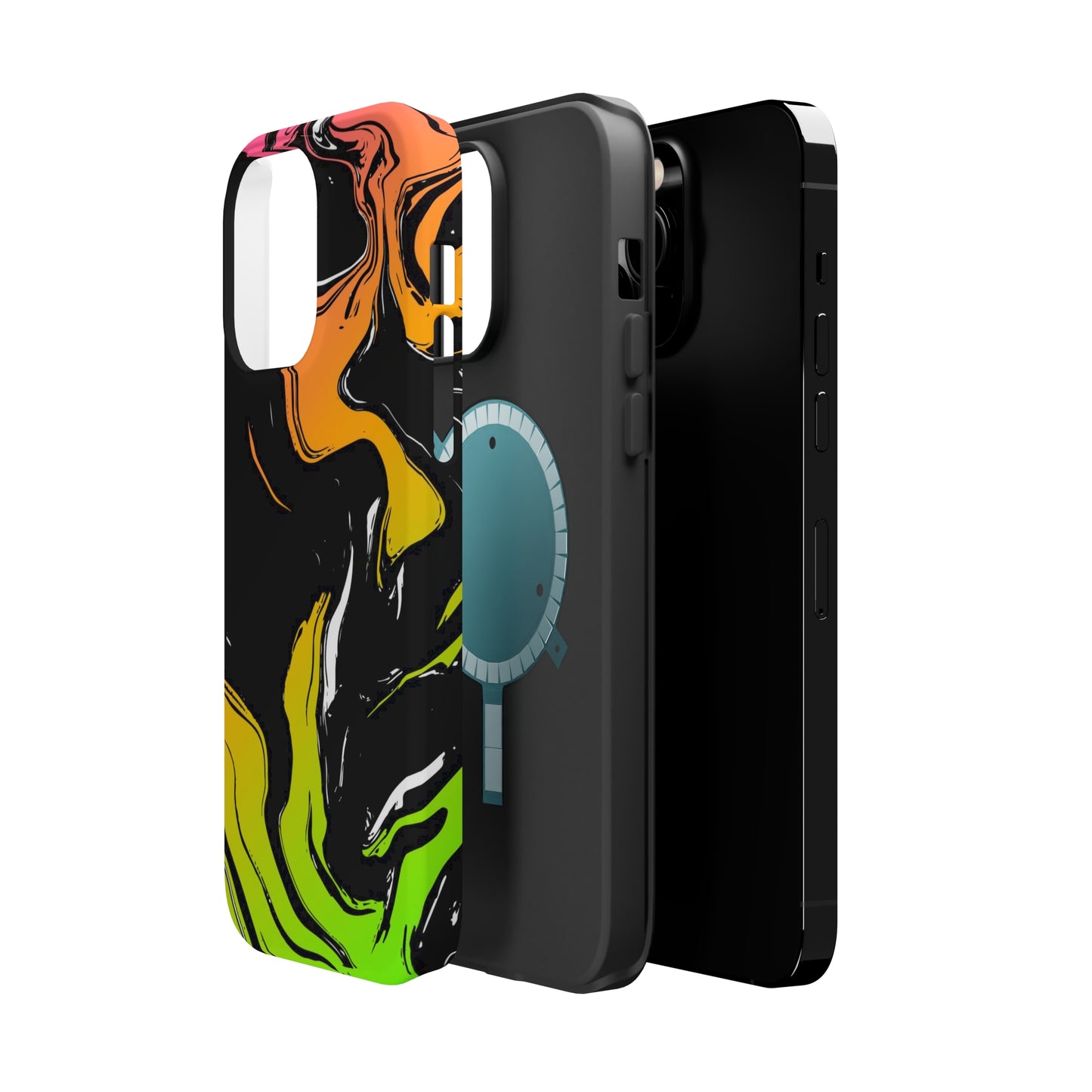 Acid marble pattern MagSafe Tough Case