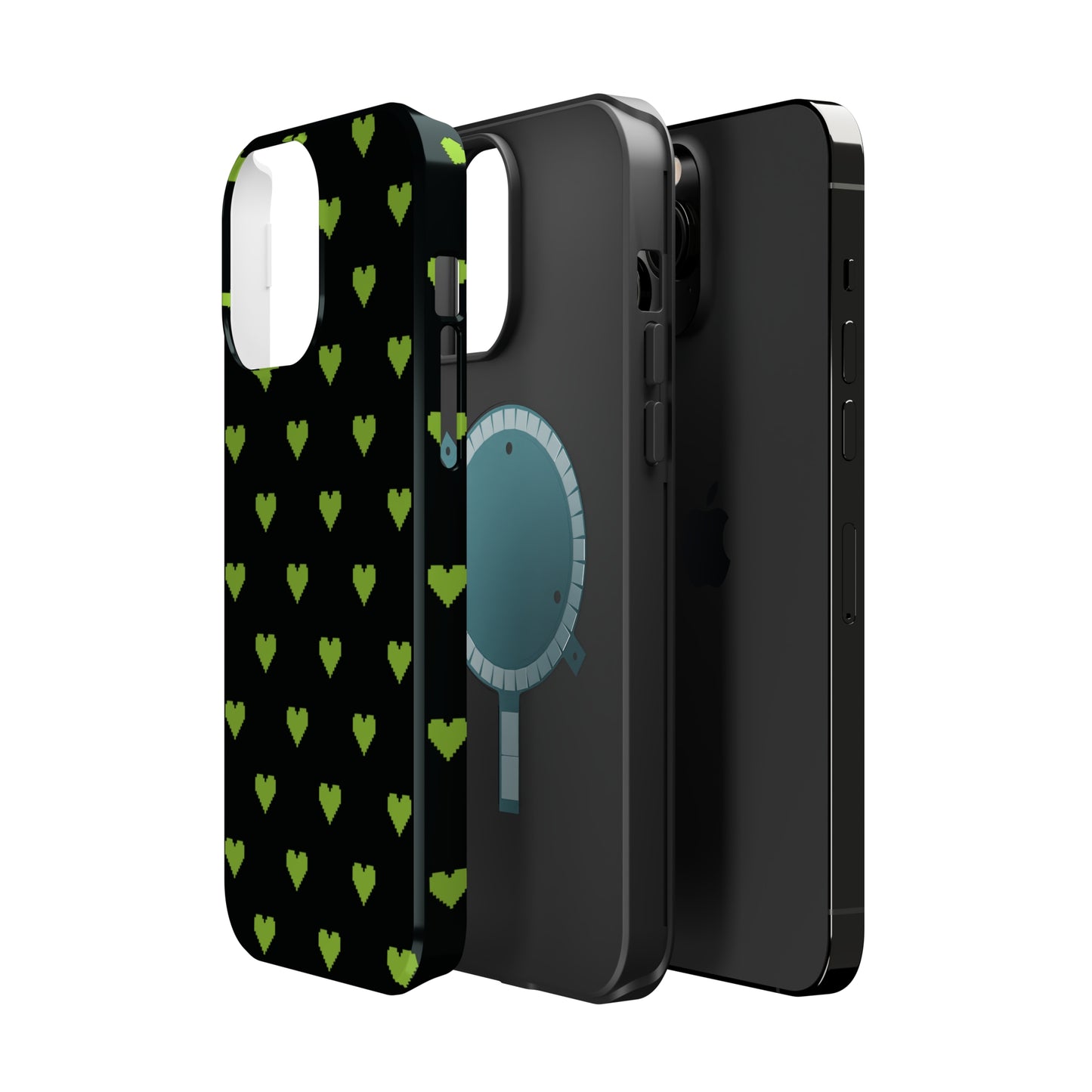 Pixelated Heart MagSafe Tough Case