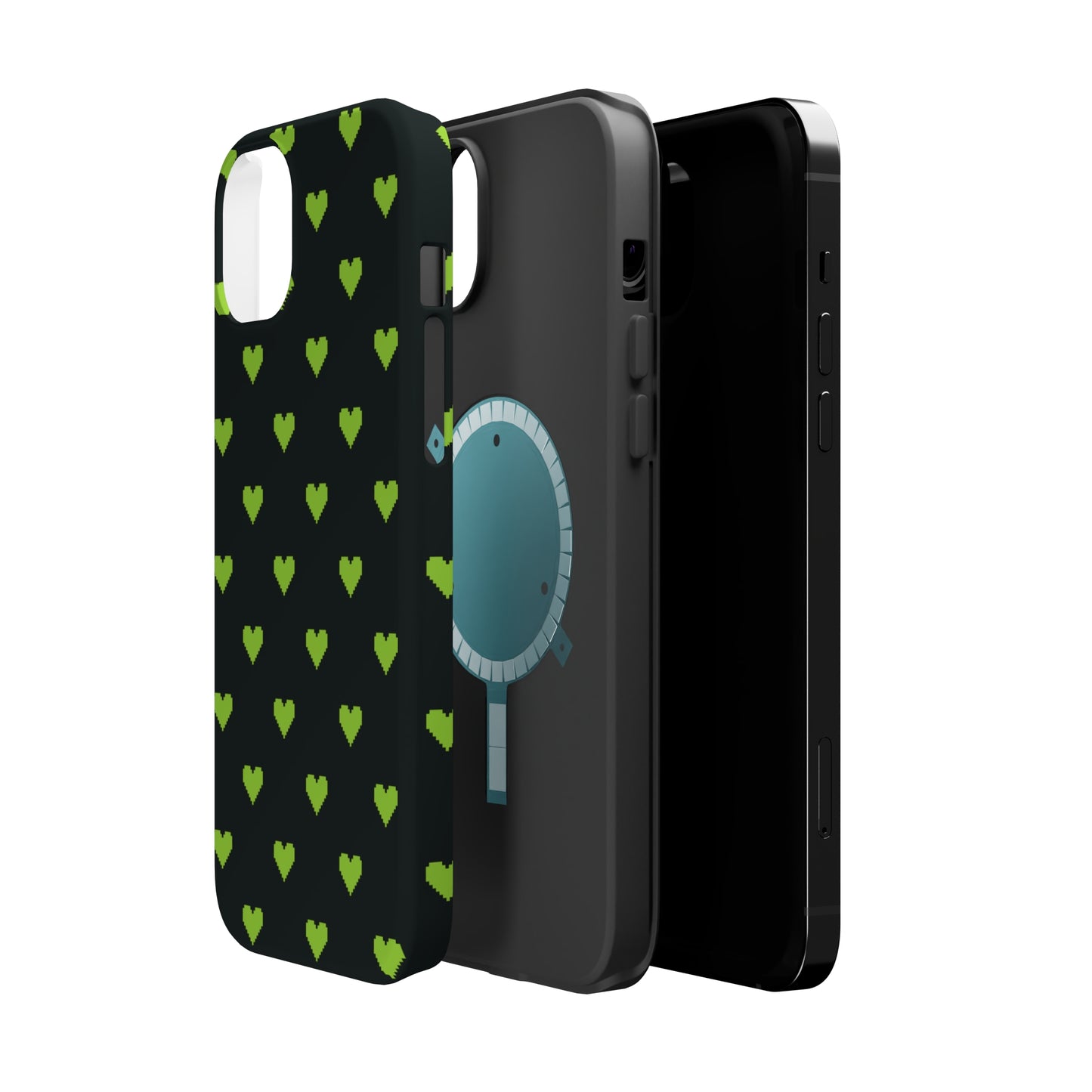 Pixelated Heart MagSafe Tough Case