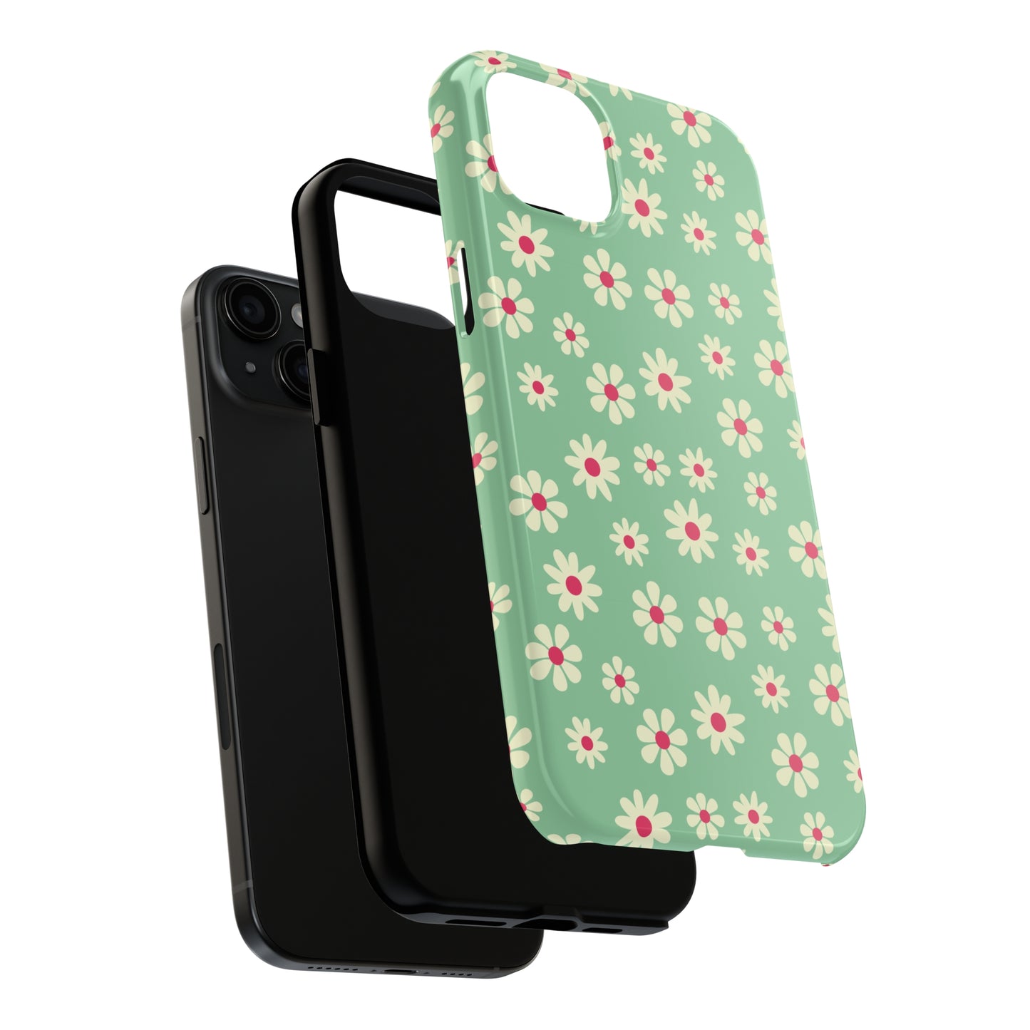 Retro Floral Tough iPhone Case