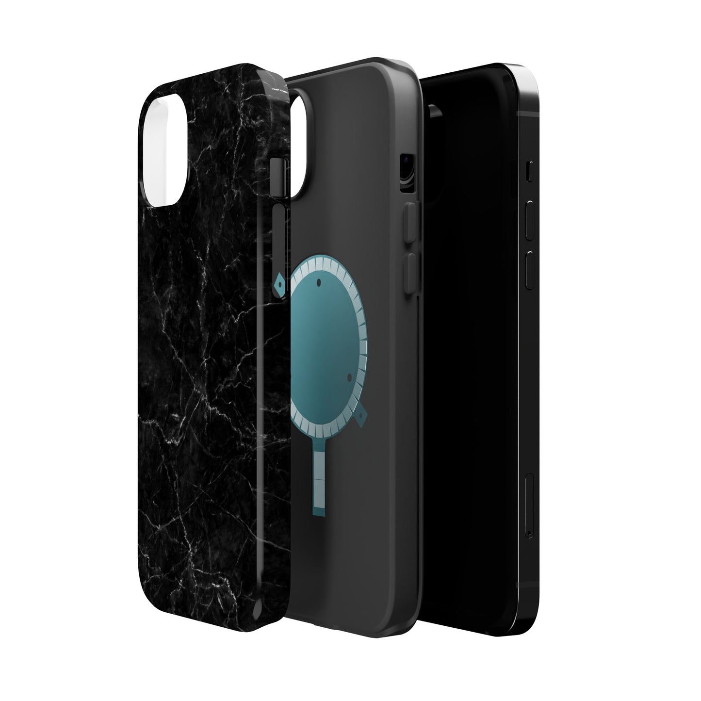 Marquina Black MagSafe Tough Case