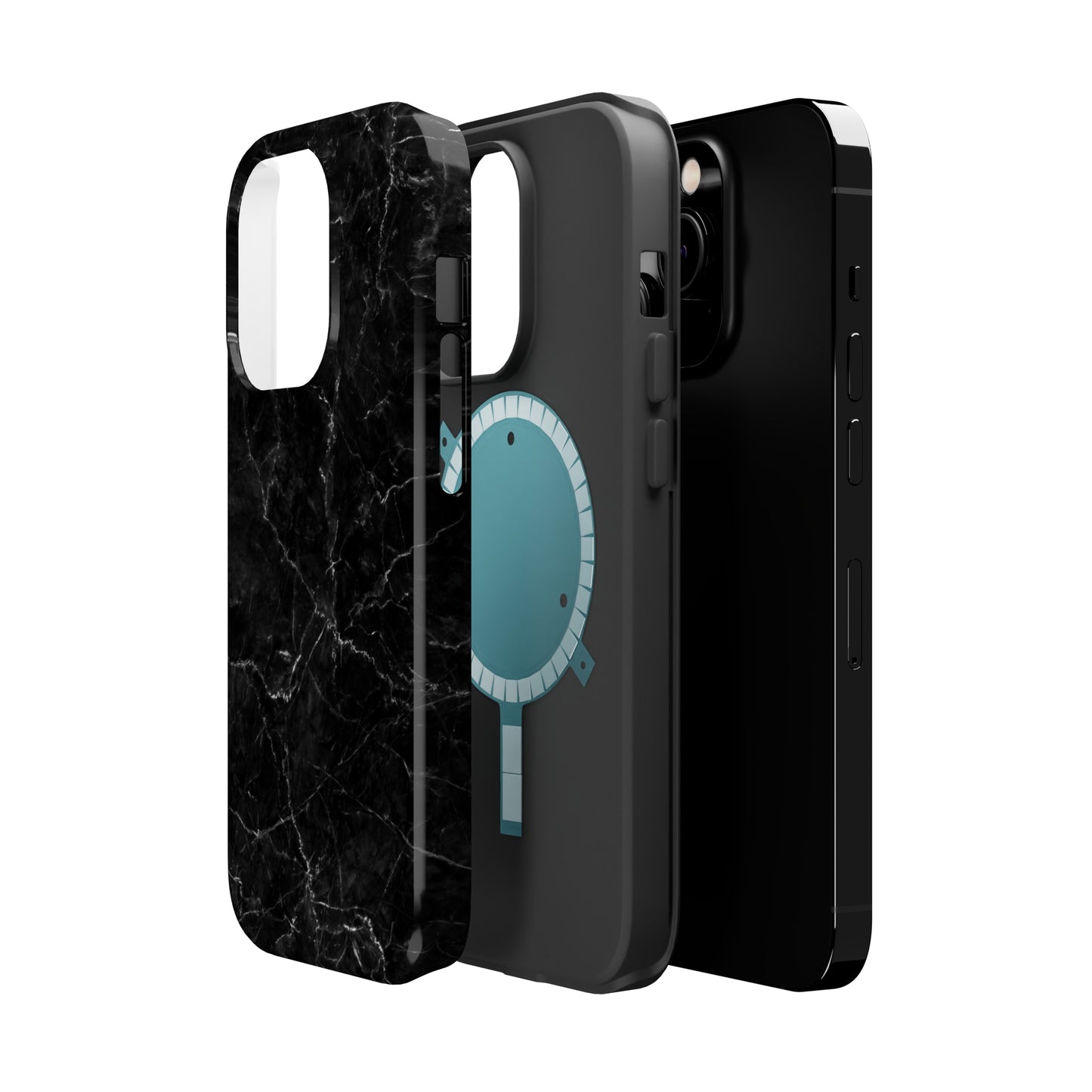 Marquina Black MagSafe Tough Case