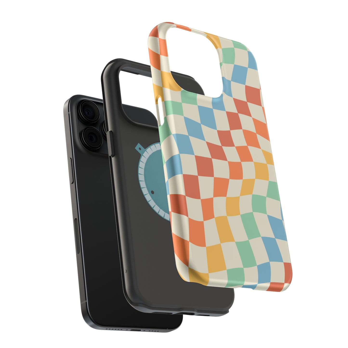 Retro Crazy Checkers MagSafe Tough Case