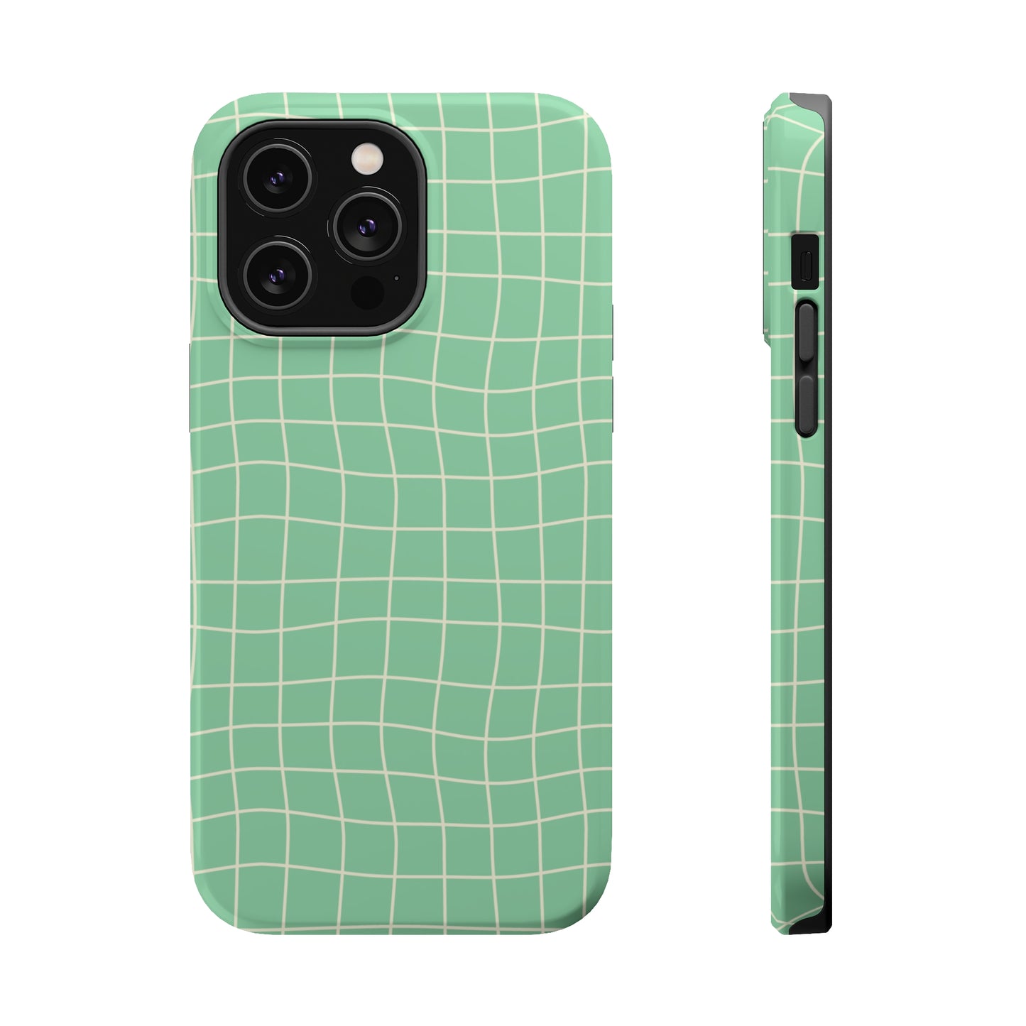 Pistachio Dizzy Grid MagSafe Tough Case