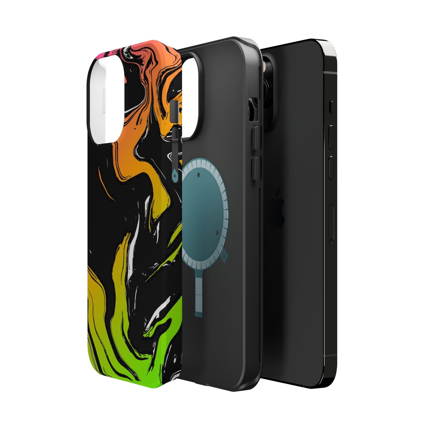 Acid marble pattern MagSafe Tough Case