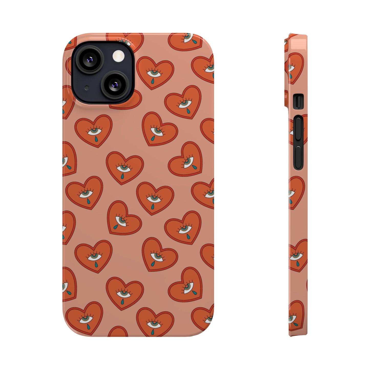 Psychedelic Heart Snap Case