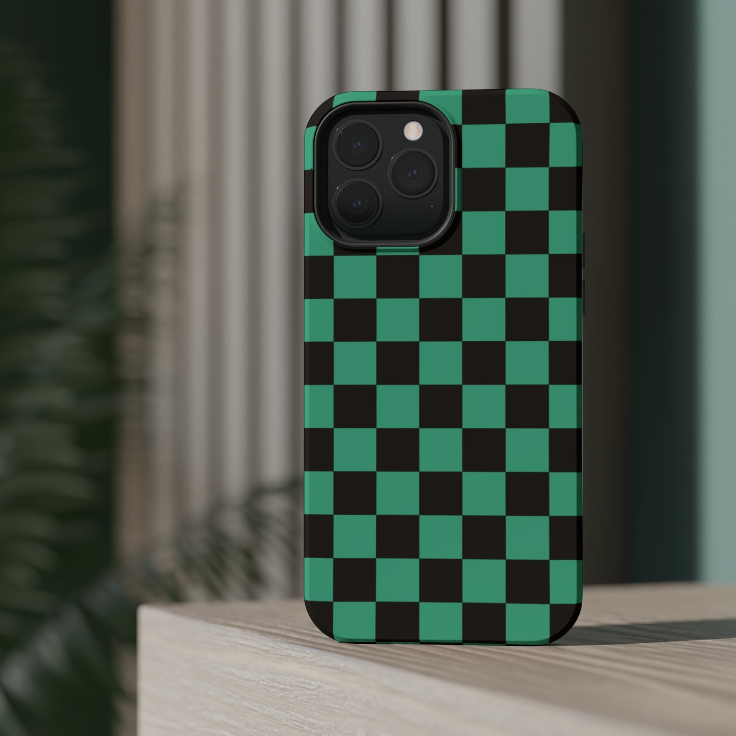 Green Checkers MagSafe Tough Case