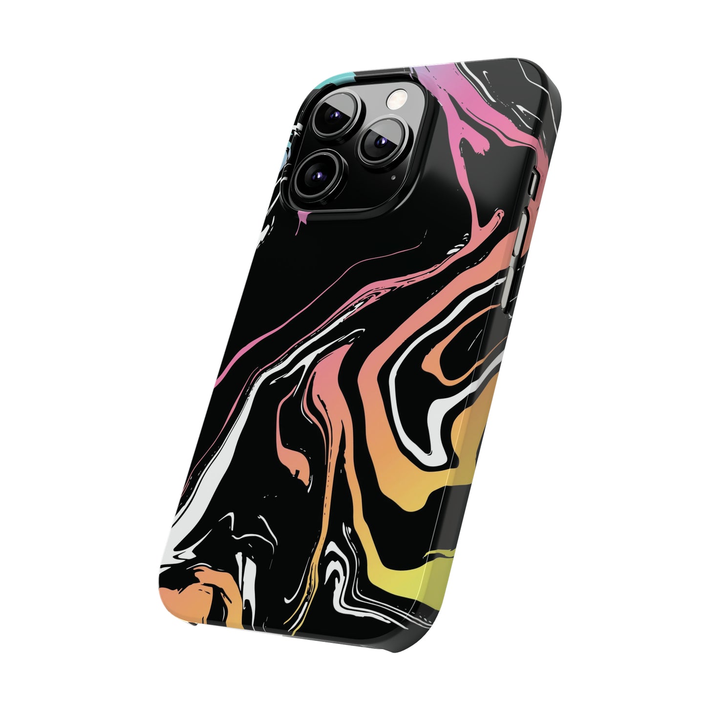 Acid marble pattern Snap Case