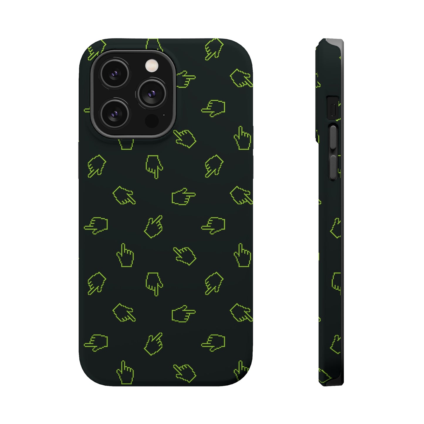 Pixelated Hand Cursor MagSafe Tough Case