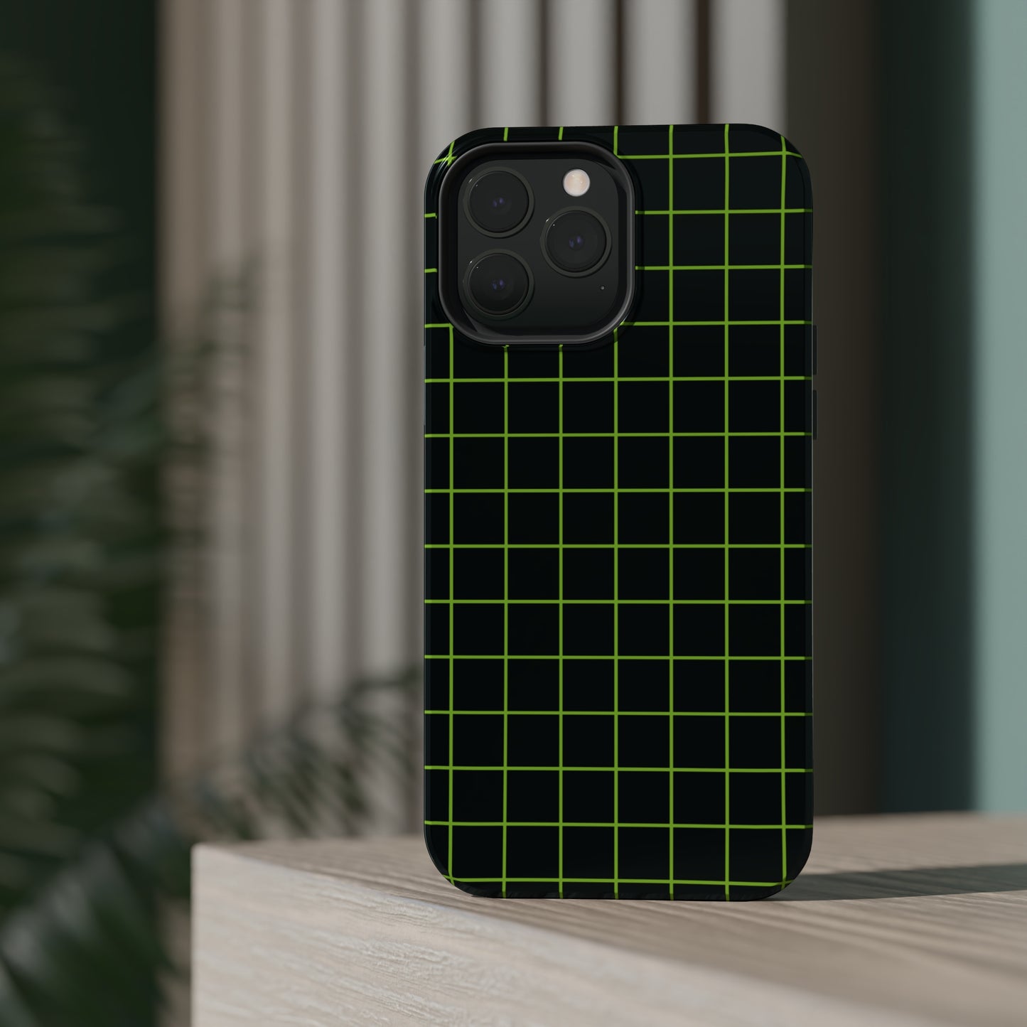 Green Grid MagSafe Tough Case