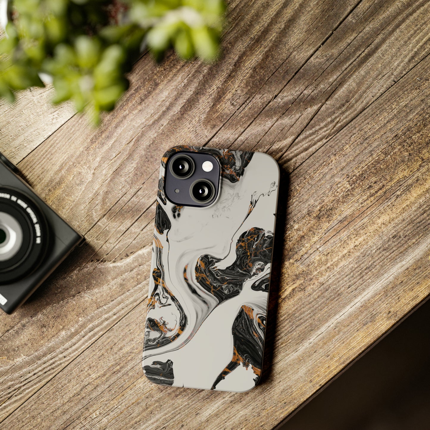 Misty Marble Snap Case