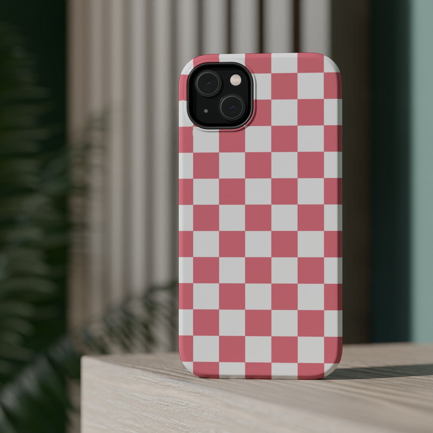 Pink Checkers MagSafe Tough Case