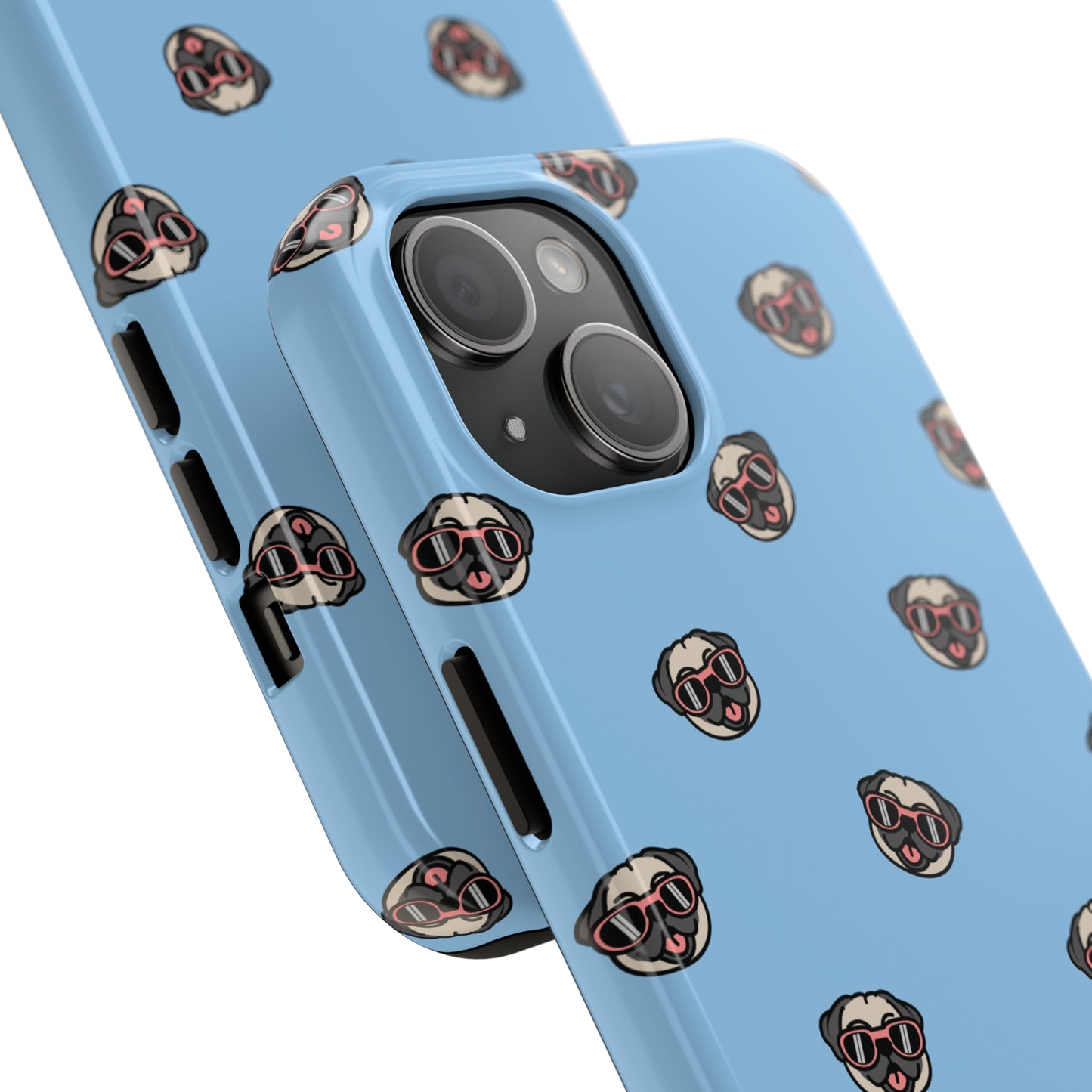 Pug Pattern Tough iPhone Case