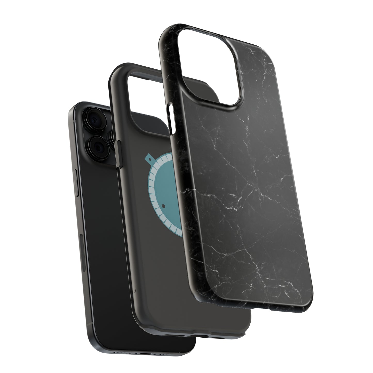 Marquina Black MagSafe Tough Case