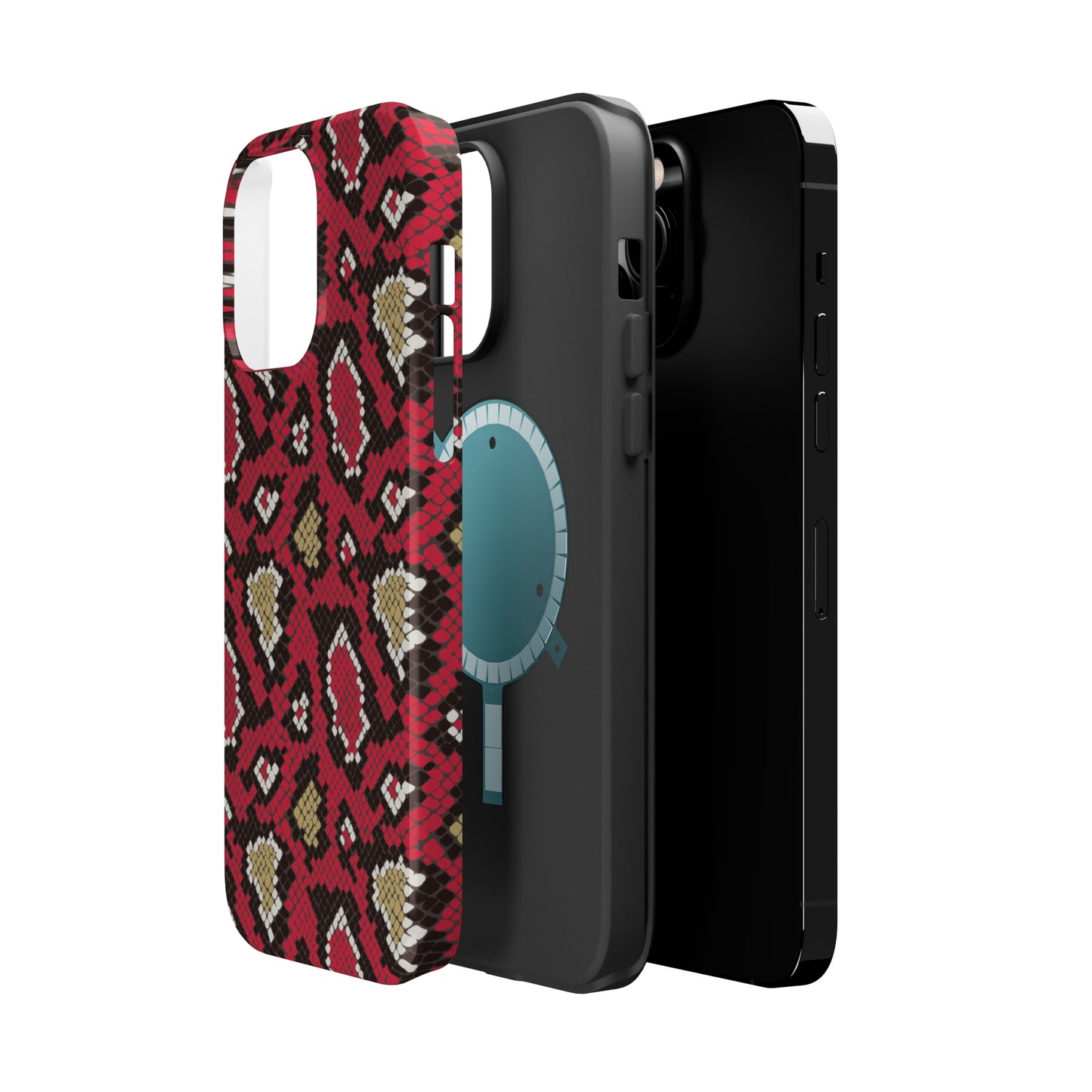 Red Snake Skin MagSafe Tough Case