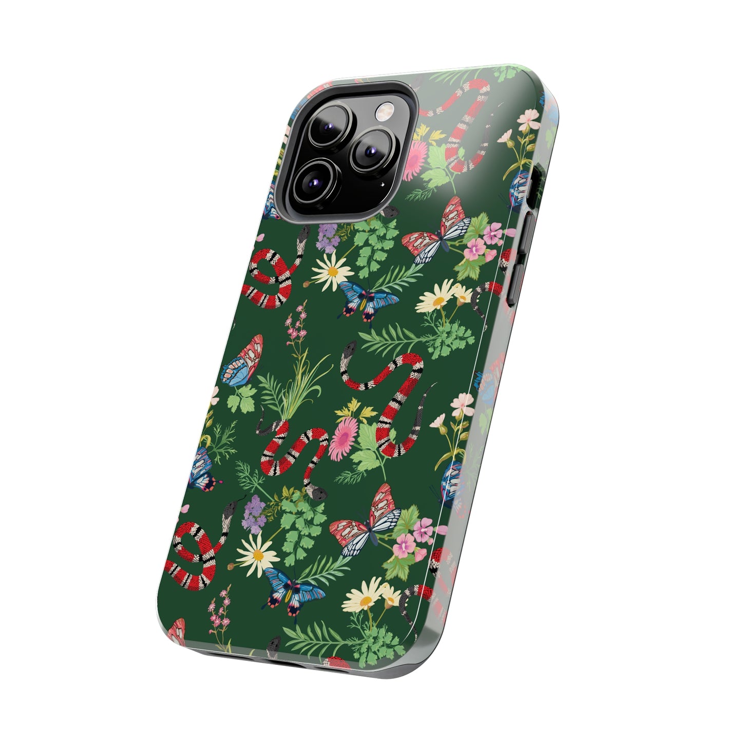 Tropical Chaos Pattern Tough iPhone Case