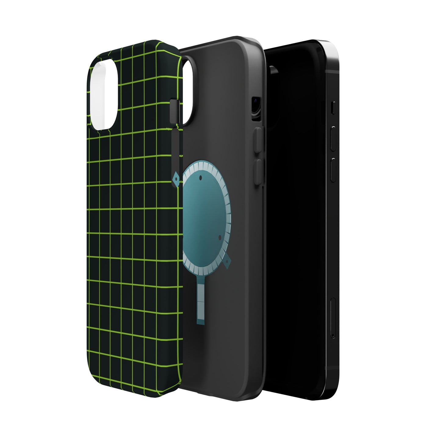 Green Grid MagSafe Tough Case