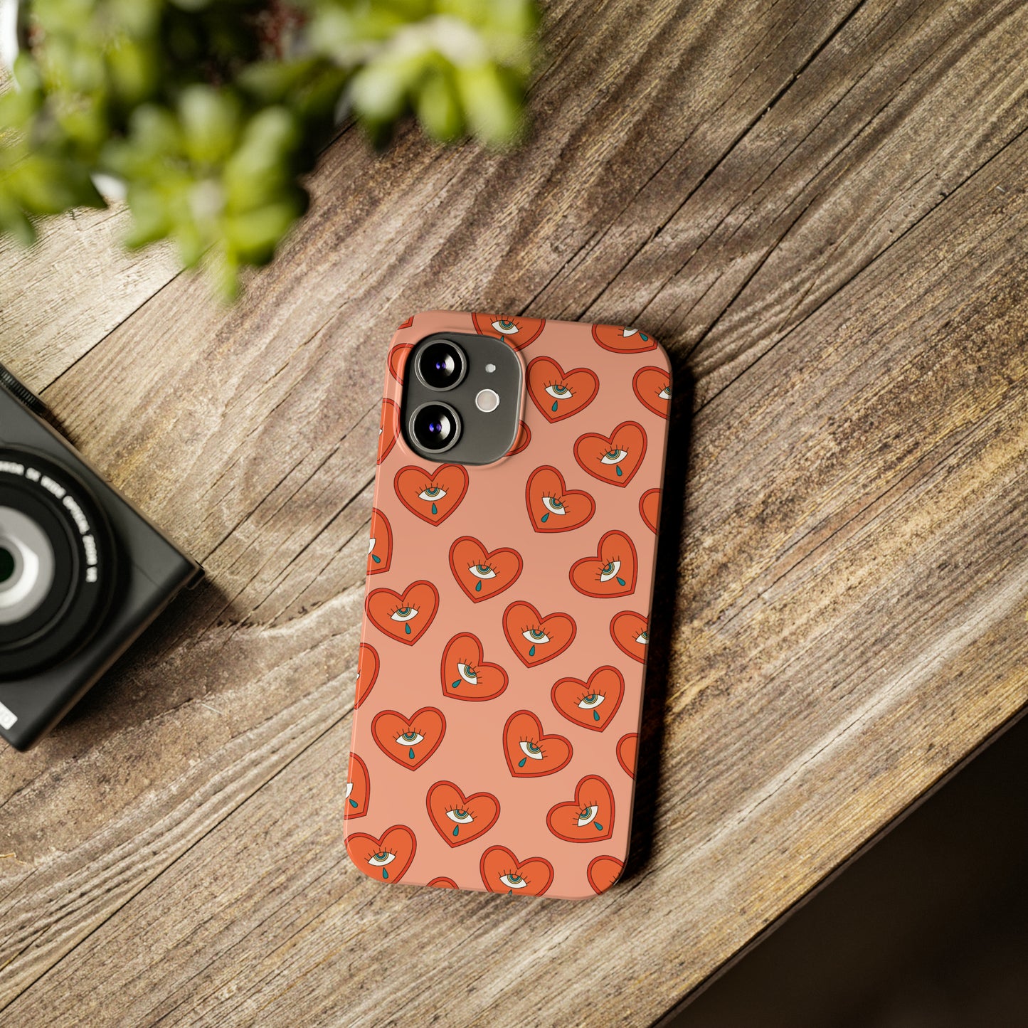 Psychedelic Heart Snap Case