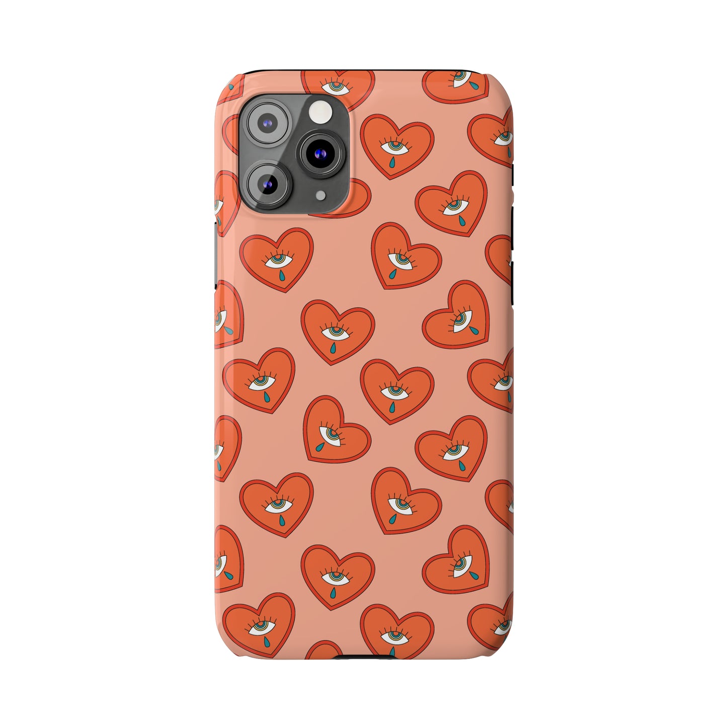 Psychedelic Heart Snap Case