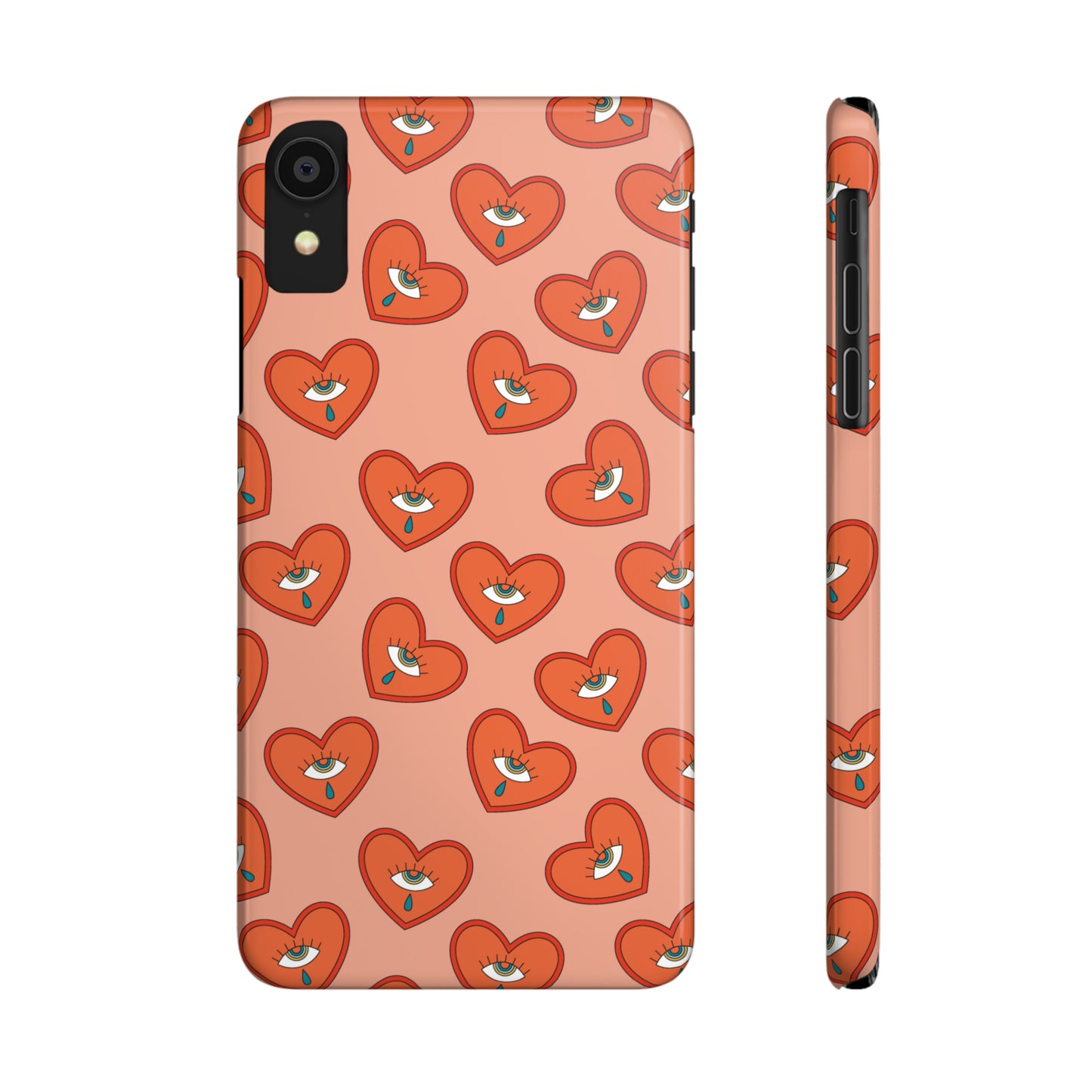 Psychedelic Heart Snap Case