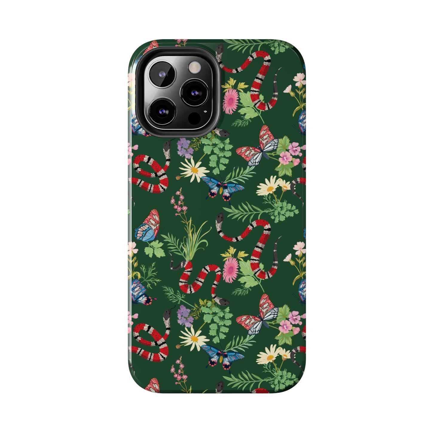 Tropical Chaos Pattern Tough iPhone Case