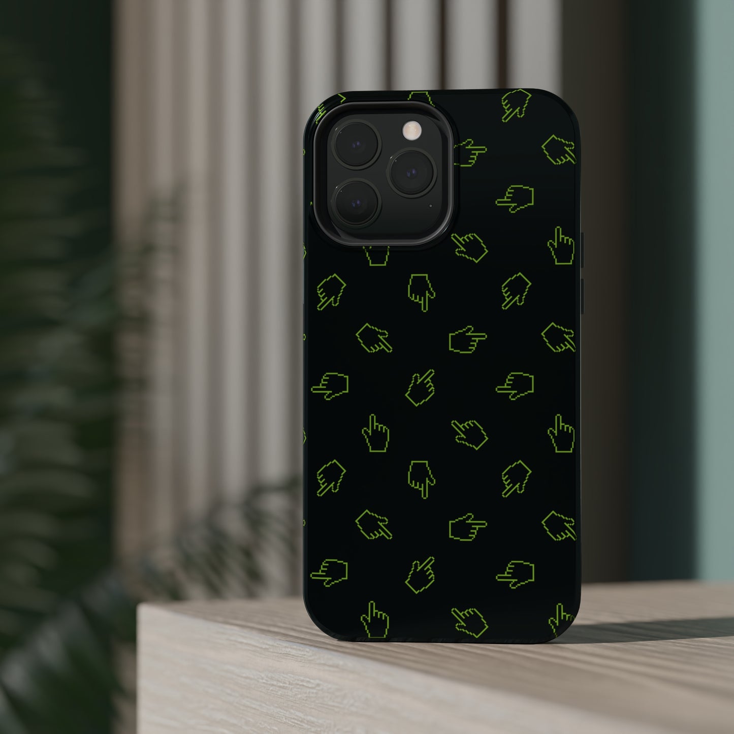Pixelated Hand Cursor MagSafe Tough Case