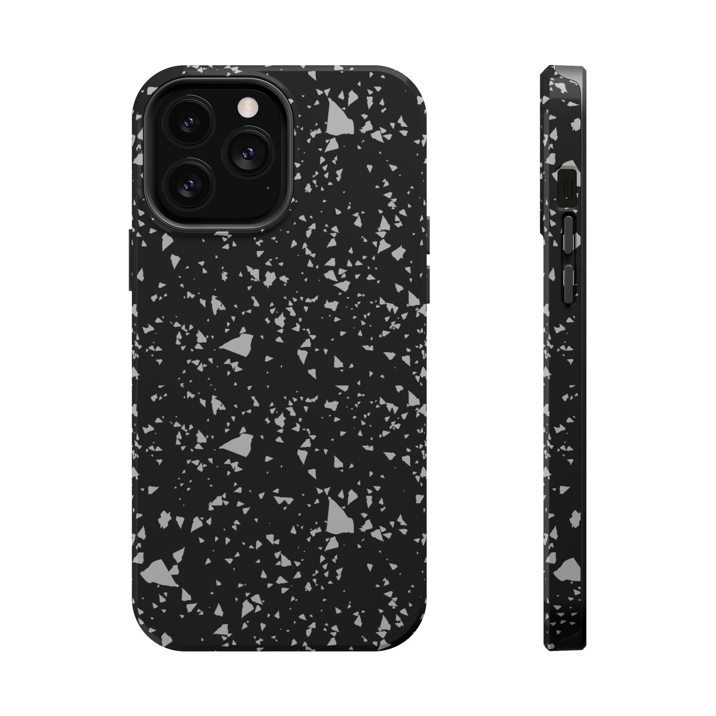 Black Terrazzo MagSafe Tough Case