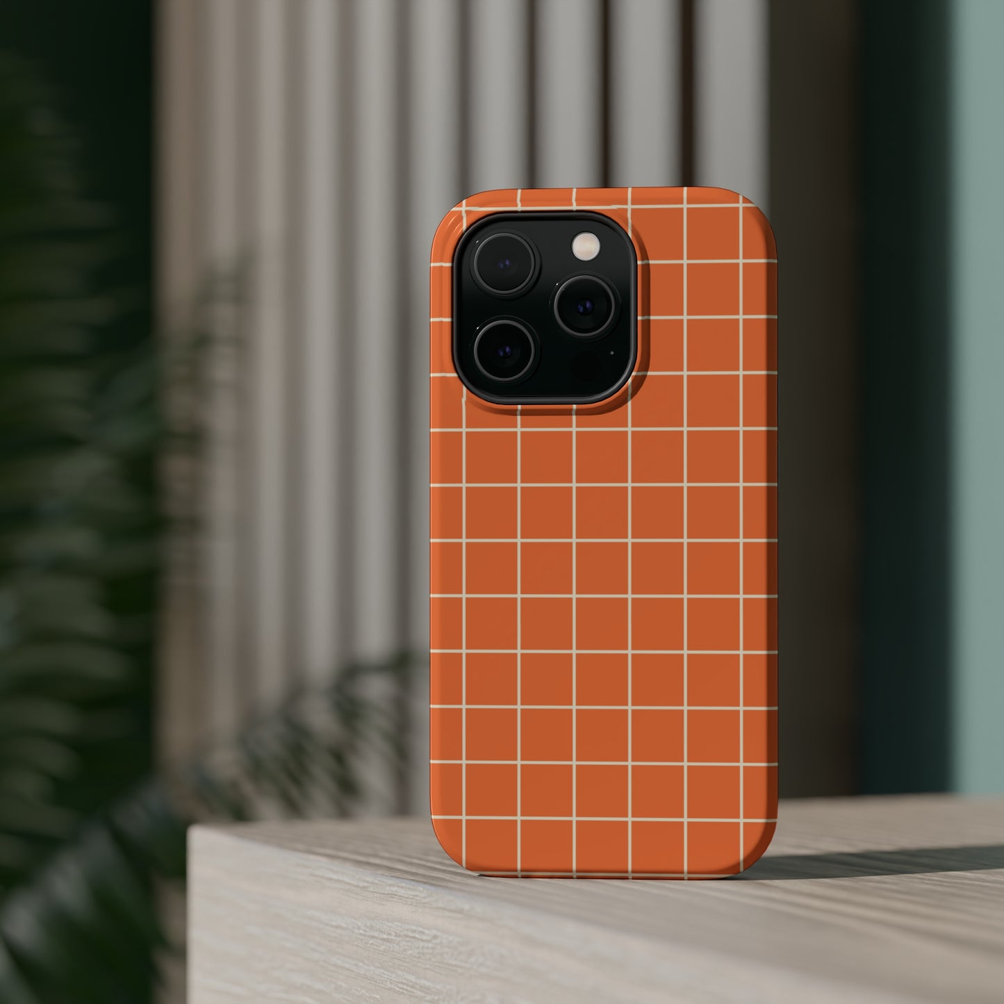 Tangerine Grid MagSafe Tough Case