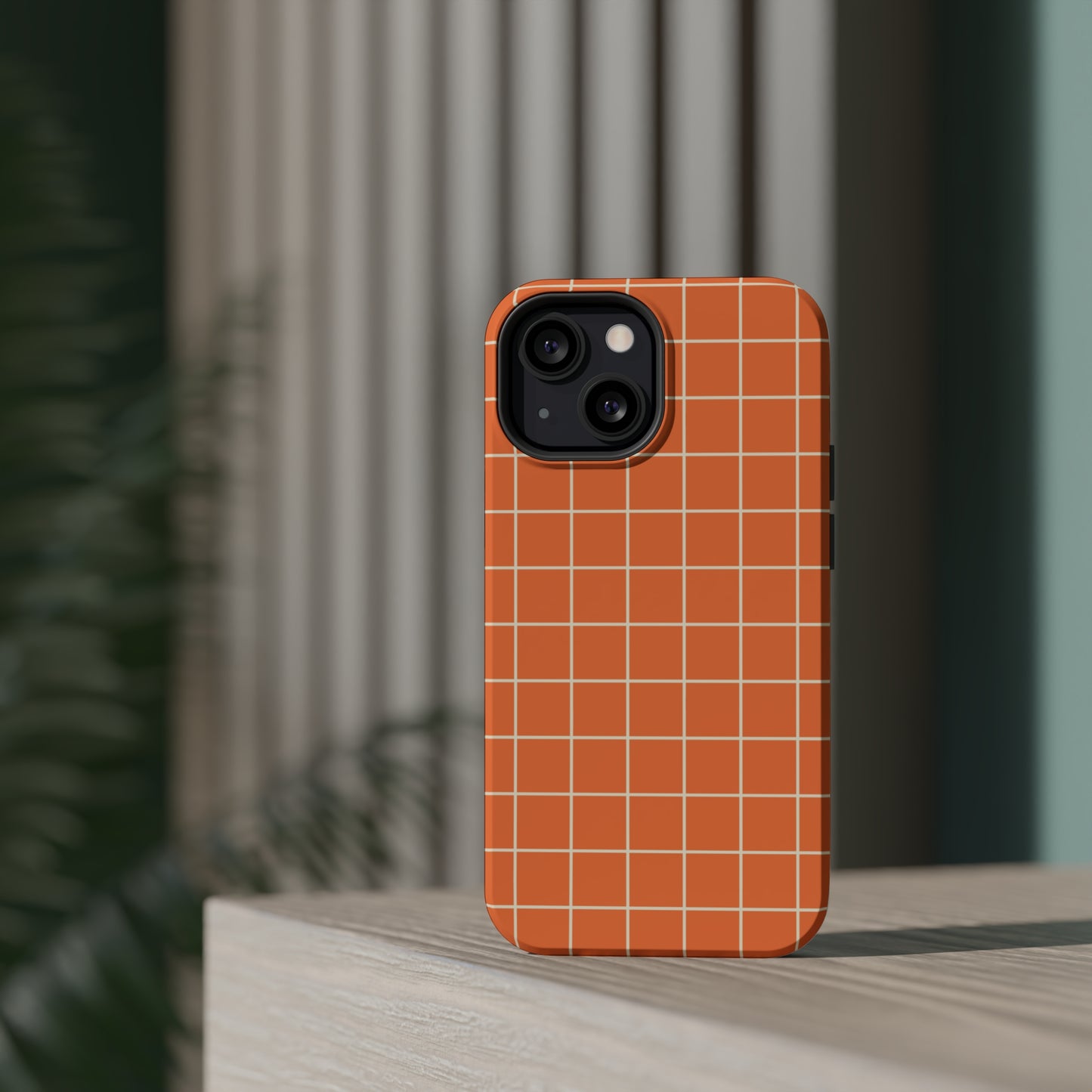 Tangerine Grid MagSafe Tough Case