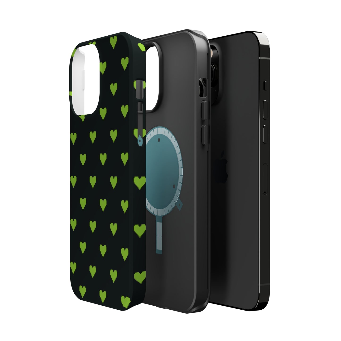 Pixelated Heart MagSafe Tough Case